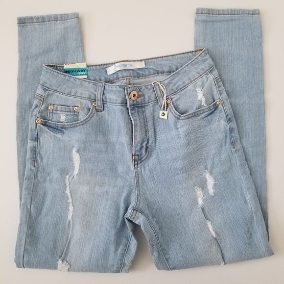 Highway Skinny Ankle Jean's Size 7/8 - Picture 2 of 8
